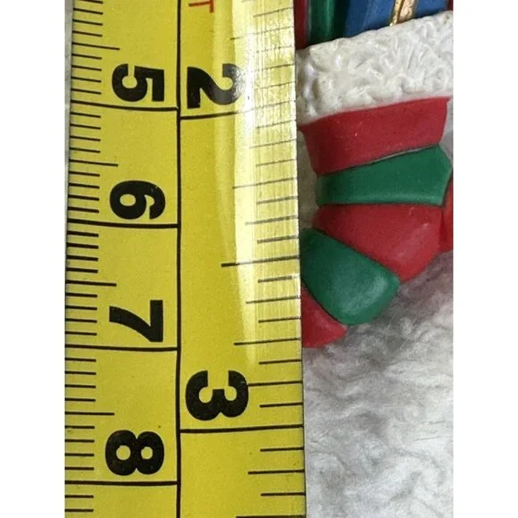 Gibson Christmas Collectibles Mouse Chalkboard Terrific Teacher Ornament 1994 3” - Picture 6 of 7